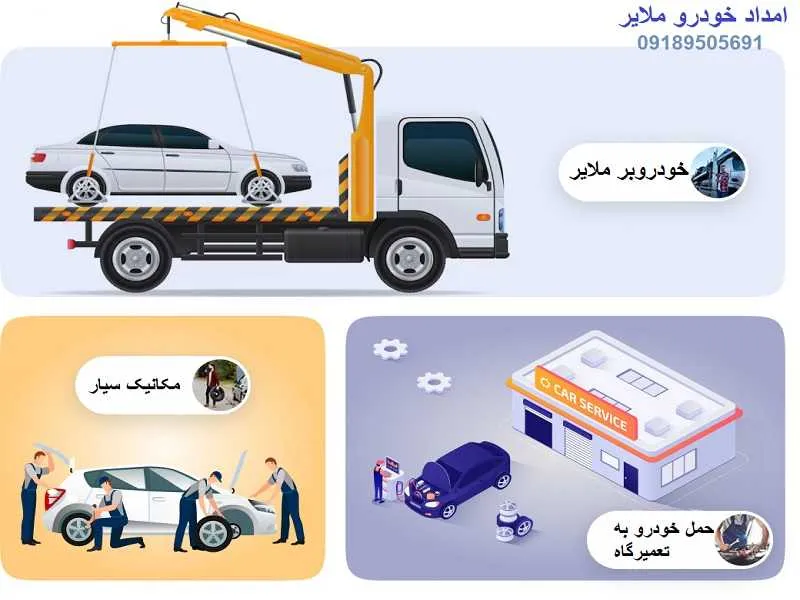 امداد خودرو در ملایر امداد خودرو در ملایر